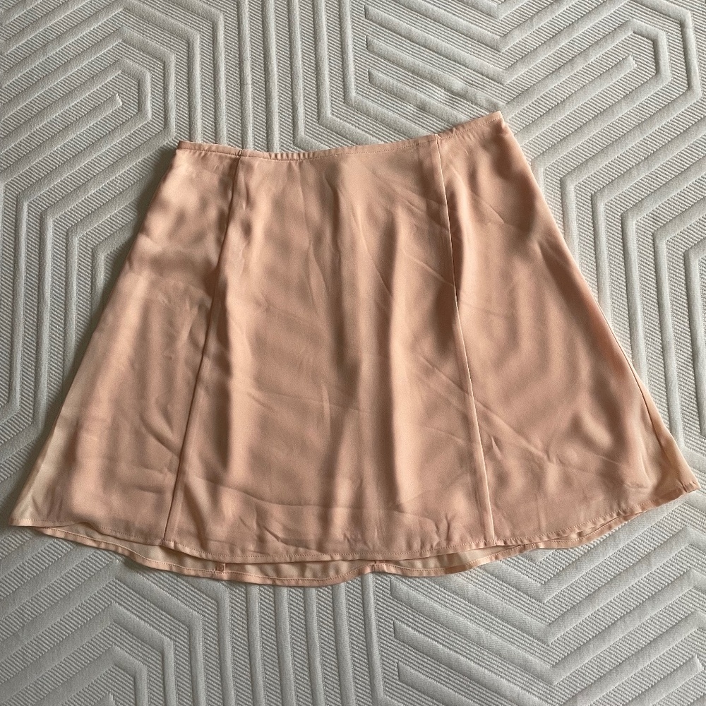 Aritzia Sunday Best, Peach mini skirt, Size 4